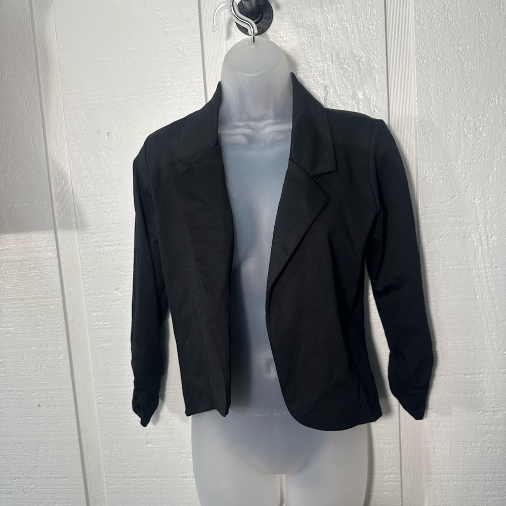 Hybrid Black Sweatshirt Cardigan Size Medium EUC